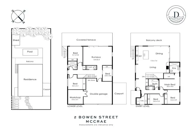 Floorplan of Homely house listing, 2 Bowen Street, Mccrae VIC 3938