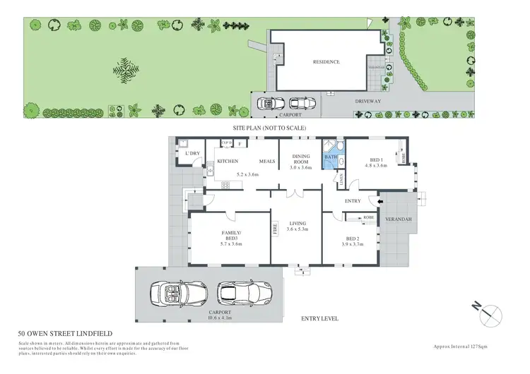 Floorplan of Homely house listing, 50 Owen Street, East Lindfield NSW 2070