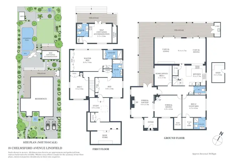 Floorplan of Homely house listing, 18 Chelmsford Avenue, Lindfield NSW 2070