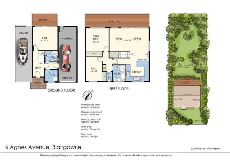 Floorplan of Homely house listing, 6 Agnes Avenue, Blairgowrie VIC 3942