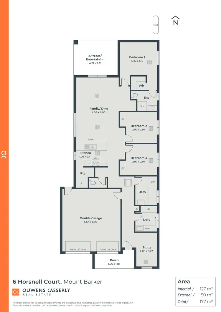 Floorplan of Homely house listing, 6 Horsnell Court, Mount Barker SA 5251