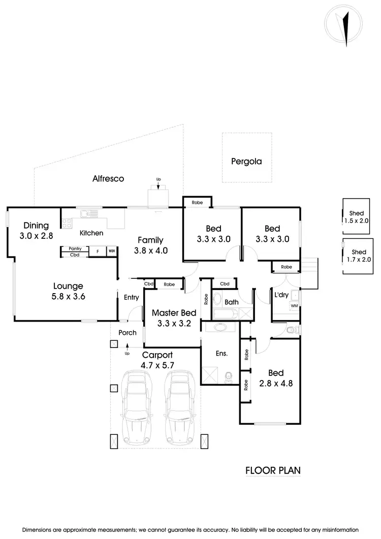 Floorplan of Homely house listing, 15 Attenborough Square, Wantirna VIC 3152
