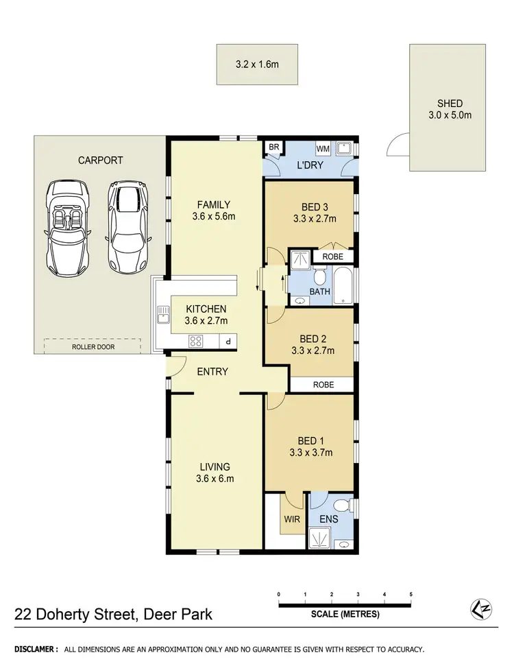Floorplan of Homely house listing, 22 Doherty Street, Deer Park VIC 3023