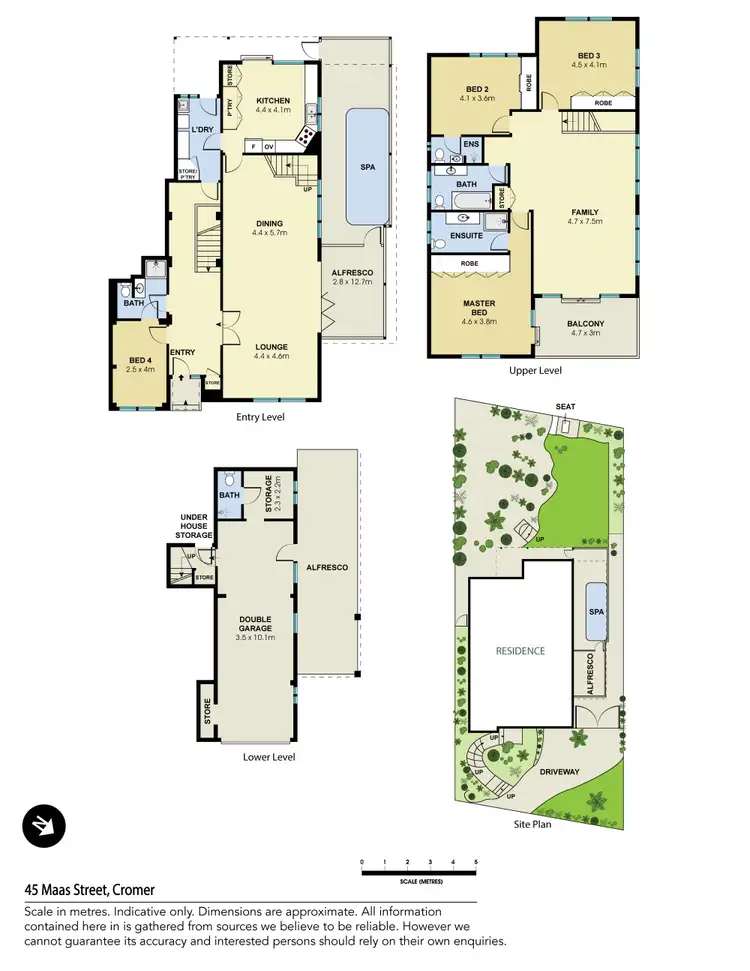 Floorplan of Homely house listing, 45 Maas Street, Cromer NSW 2099