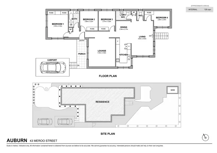 Floorplan of Homely house listing, 43 Meroo Street, Auburn NSW 2144