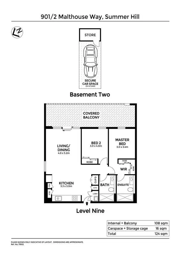 Floorplan of Homely apartment listing, 901/2 Malthouse Way, Lewisham NSW 2049