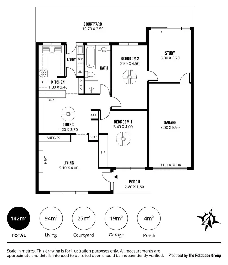 Floorplan of Homely unit listing, 3/28 Capper Street, Camden Park SA 5038