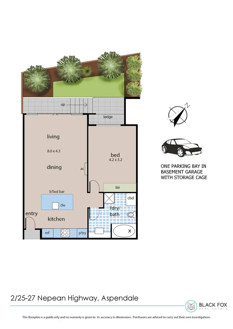Floorplan of Homely apartment listing, 2/25-27 Nepean Highway, Aspendale VIC 3195