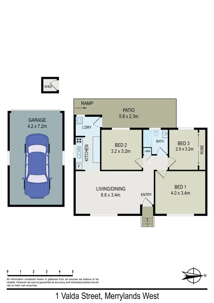 Floorplan of Homely house listing, 1 Valda Street, Merrylands NSW 2160