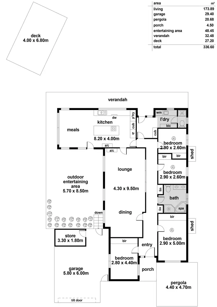 Floorplan of Homely house listing, 17 Riverdale Road, Myrtle Bank SA 5064