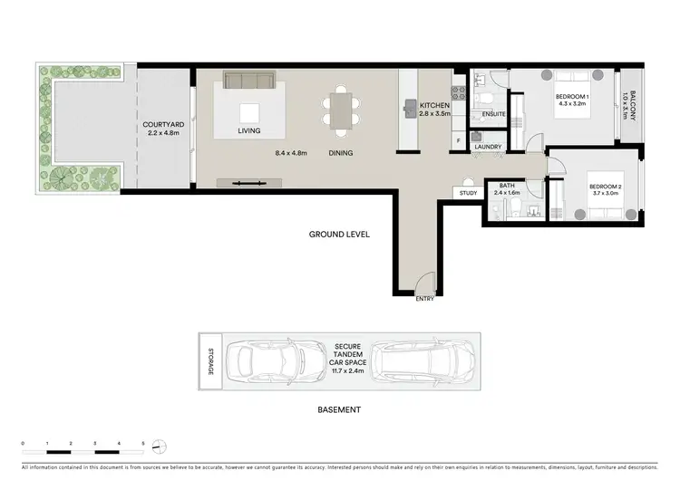 Floorplan of Homely apartment listing, G05/19-21 Wilson Street, Botany NSW 2019