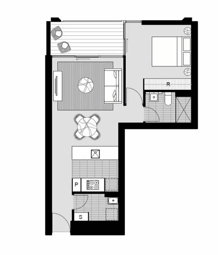 Floorplan of Homely unit listing, 125/32 Blackall Street, Barton ACT 2600