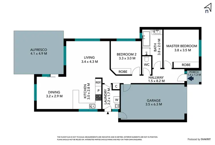 Floorplan of Homely house listing, 33 Northumberland Drive, Epping VIC 3076
