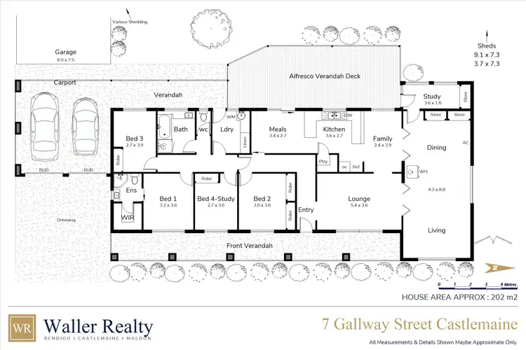 Floorplan of Homely house listing, 7 Gallway Street, Castlemaine VIC 3450