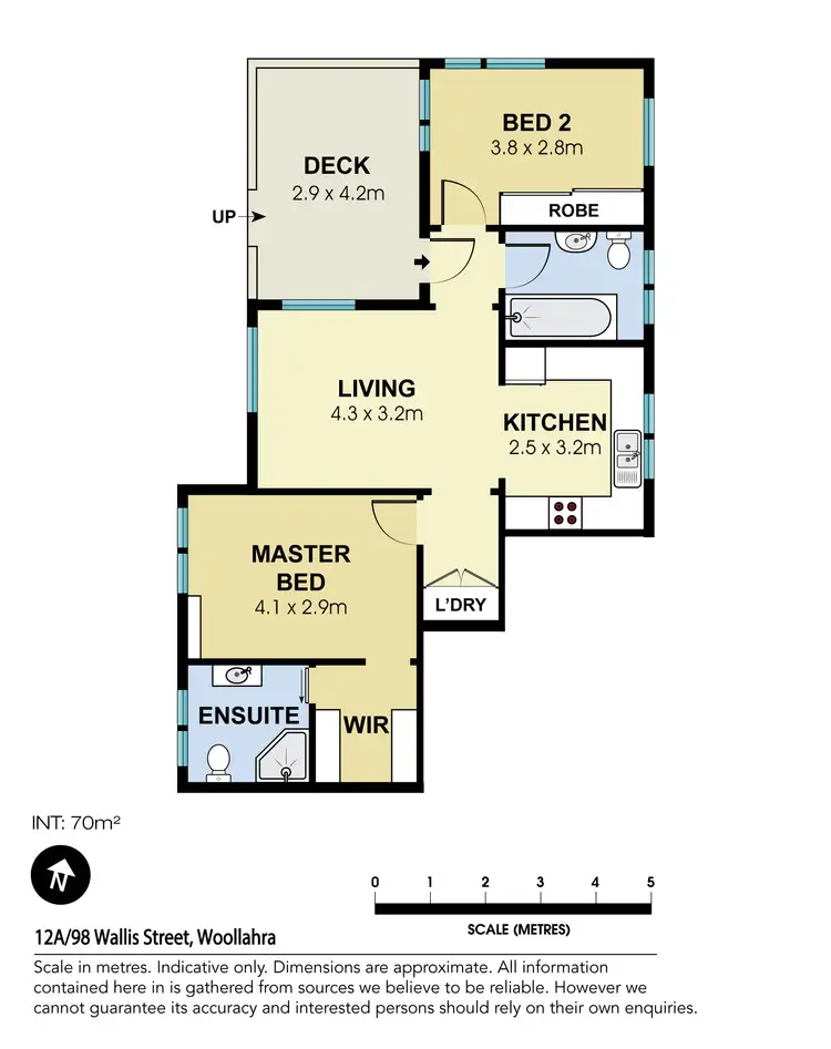Floorplan of Homely apartment listing, 12A/98 Wallis Street, Woollahra NSW 2025