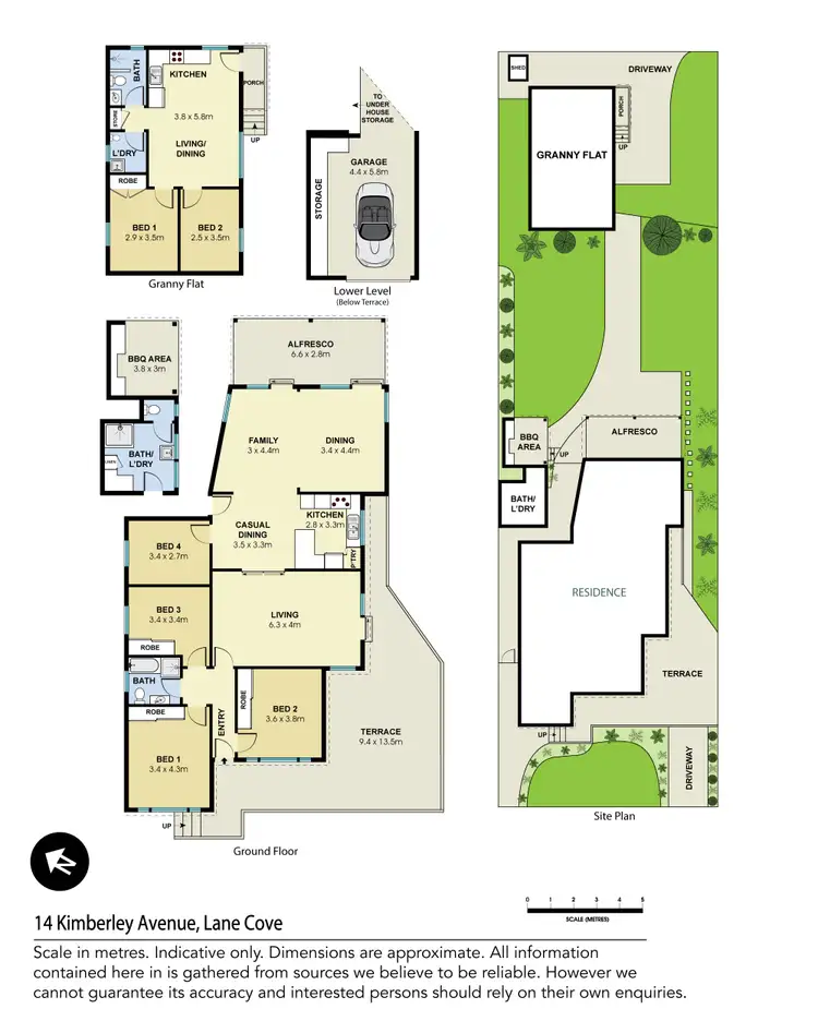 Floorplan of Homely house listing, 14 Kimberley Avenue, Lane Cove NSW 2066