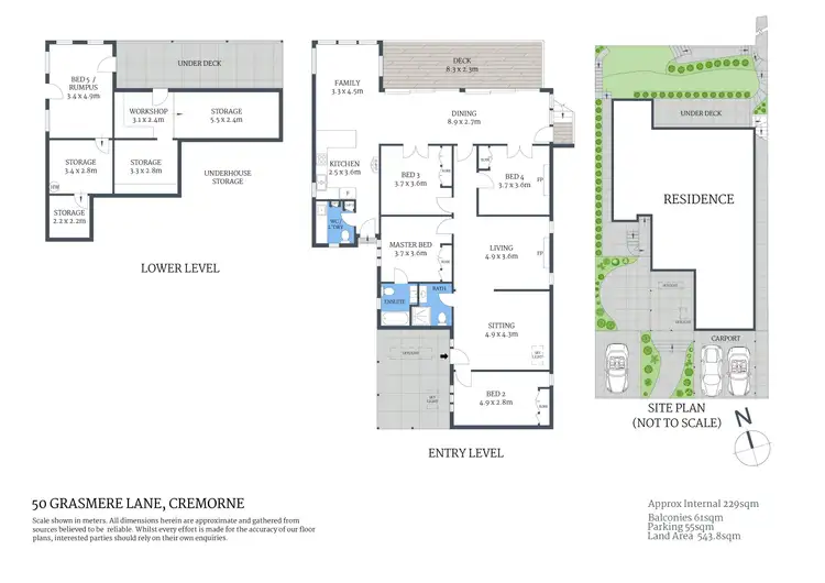 Floorplan of Homely house listing, 50 Grasmere Lane, Cremorne NSW 2090
