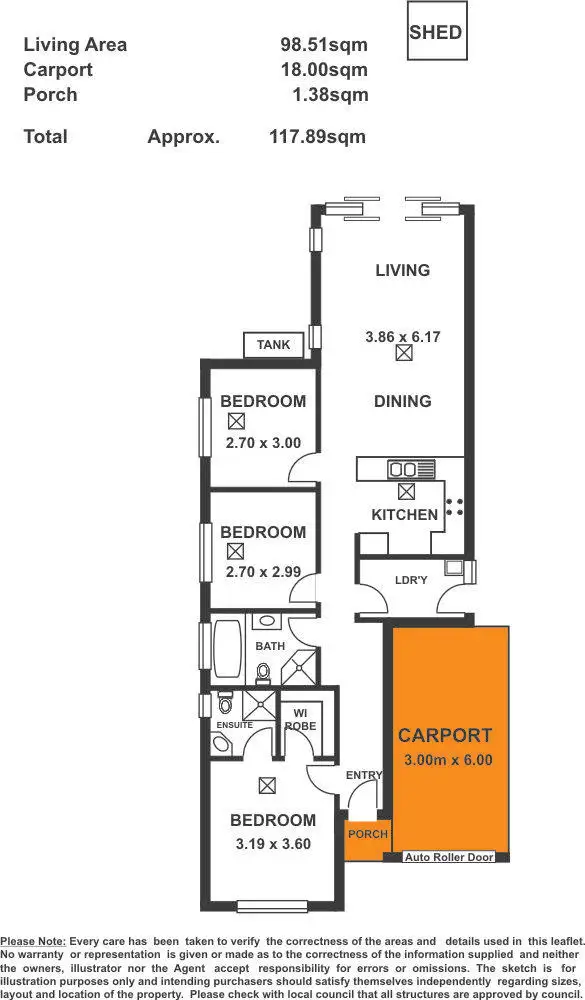 Floorplan of Homely house listing, 9A Lomond Road, Klemzig SA 5087
