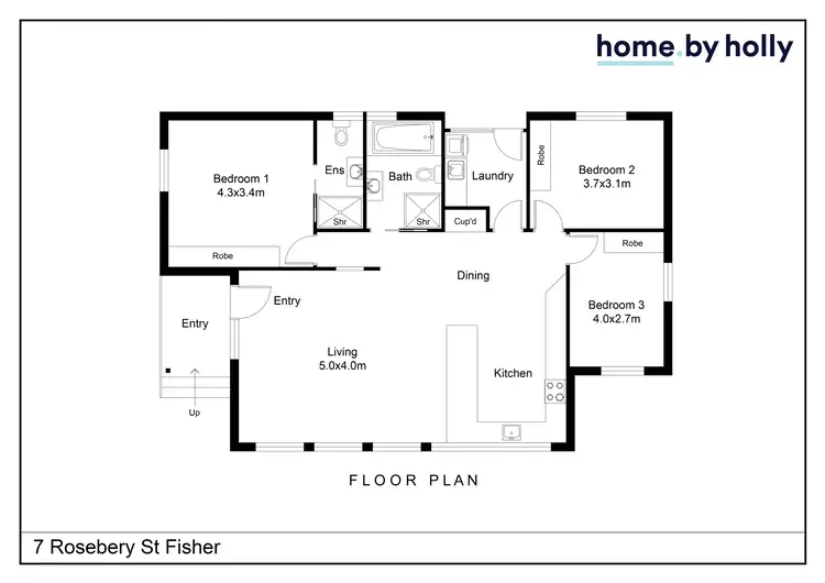 Floorplan of Homely house listing, 7 Rosebery Street, Fisher ACT 2611