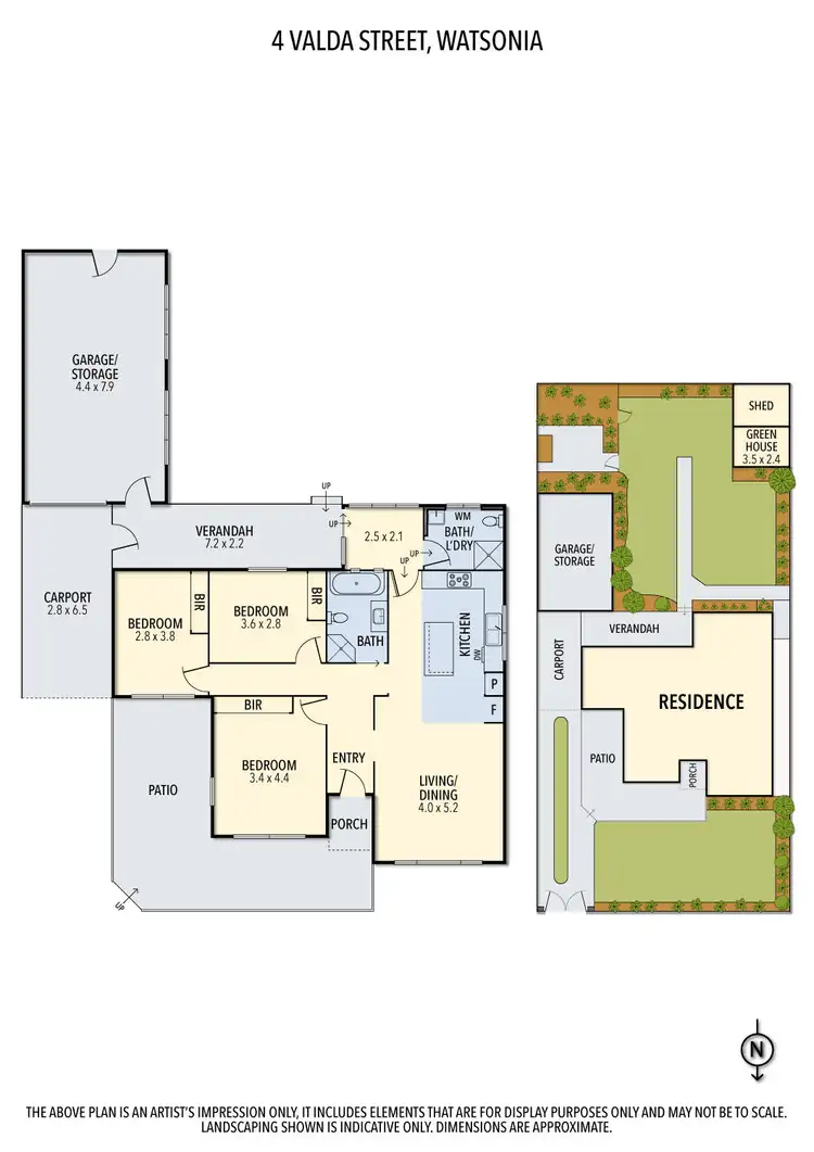Floorplan of Homely house listing, 4 Valda Street, Watsonia VIC 3087