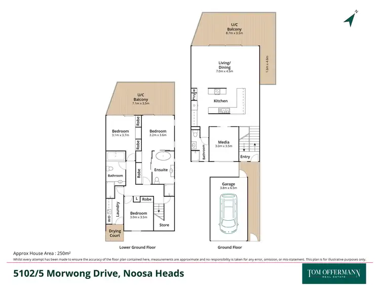 Floorplan of Homely unit listing, 5102/5 Morwong Drive, Noosa Heads QLD 4567