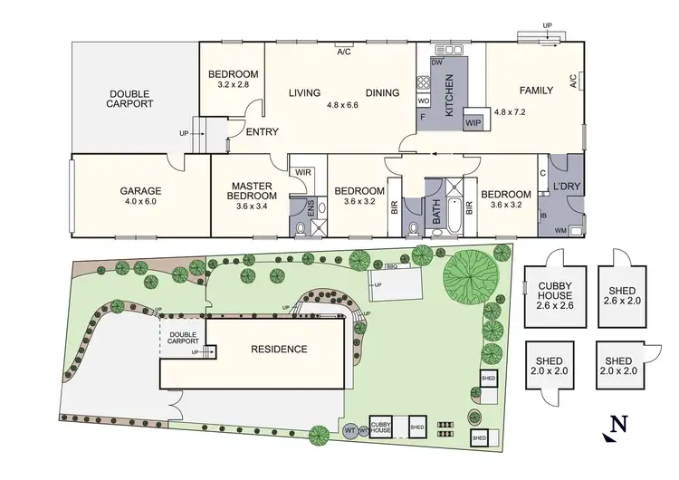 Floorplan of Homely house listing, 34 Marion Avenue, Croydon VIC 3136