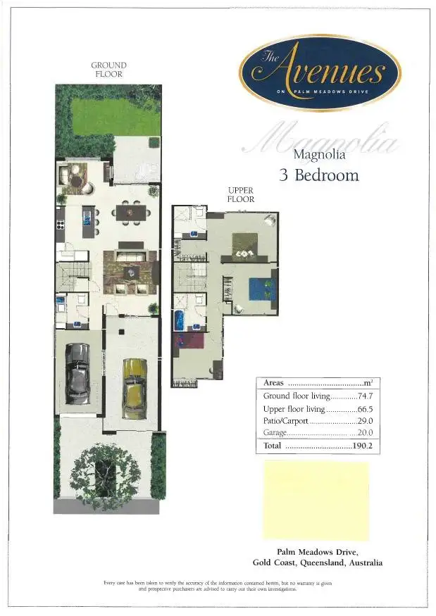 Floorplan of Homely house listing, 18/136 Palm Meadows Drive, Carrara QLD 4211