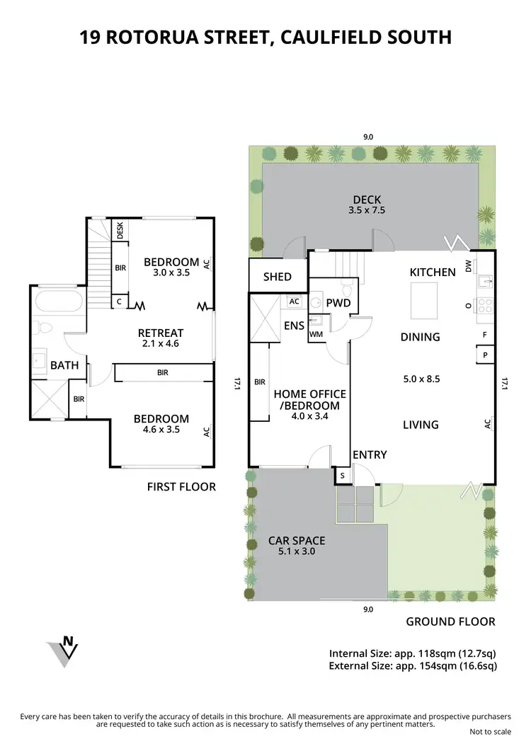 Floorplan of Homely house listing, 19 Rotorua Street, Caulfield South VIC 3162