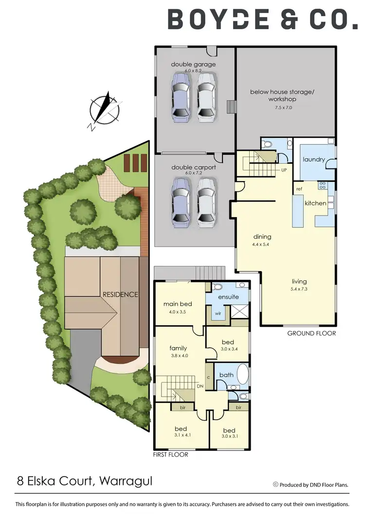 Floorplan of Homely house listing, 8 Elska Court, Warragul VIC 3820