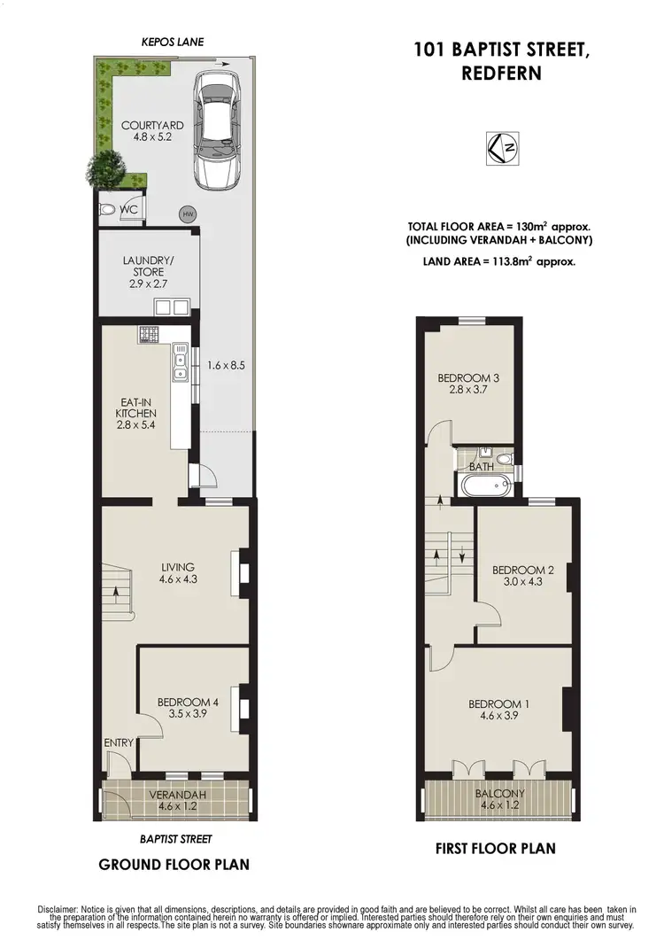 Floorplan of Homely house listing, 101 Baptist Street, Redfern NSW 2016