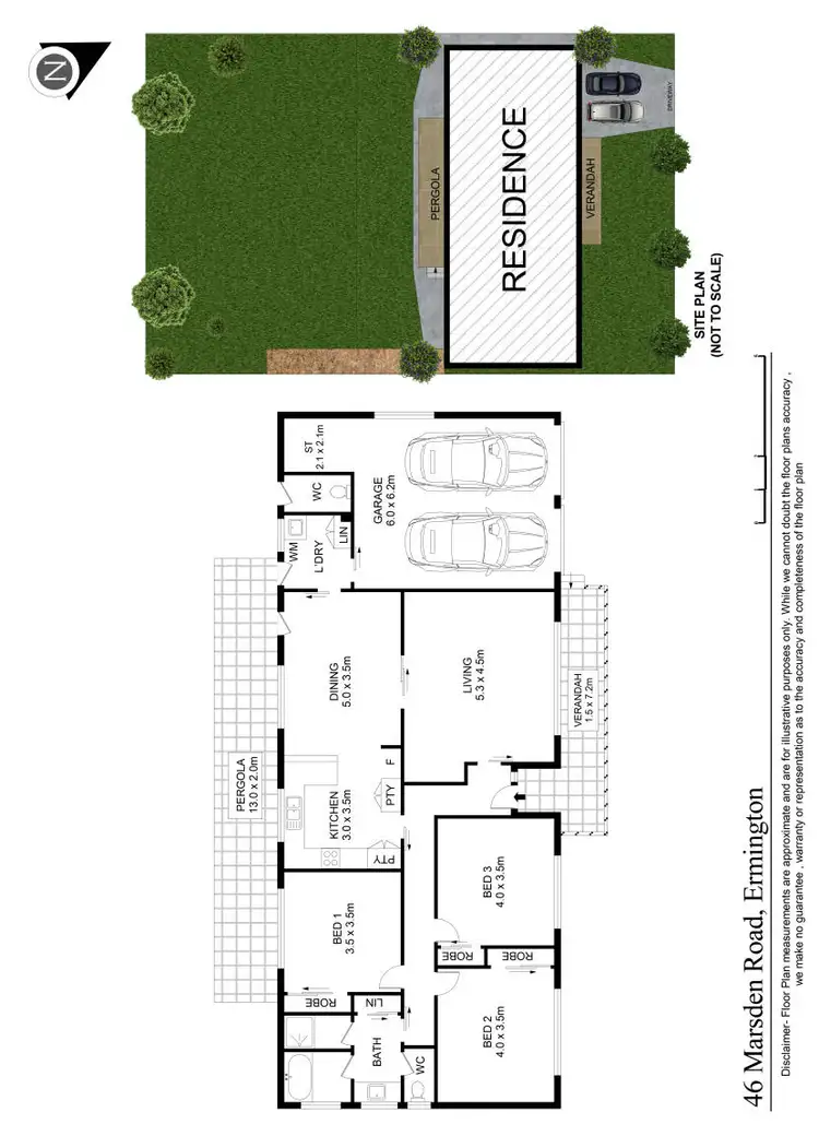 Floorplan of Homely house listing, 46 Marsden Road, Ermington NSW 2115