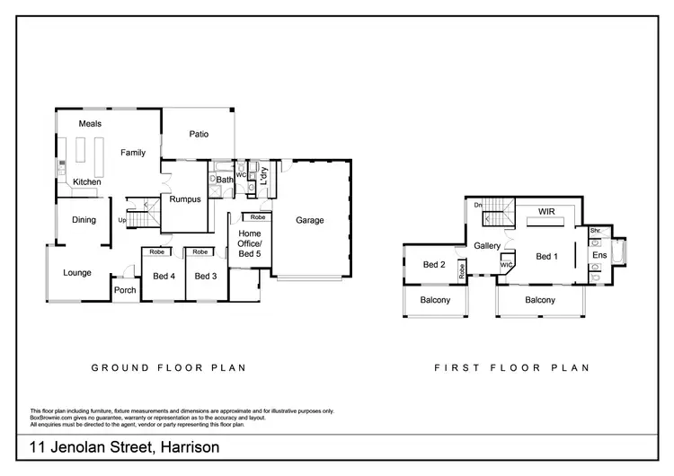 Floorplan of Homely house listing, 11 Jenolan Street, Harrison ACT 2914