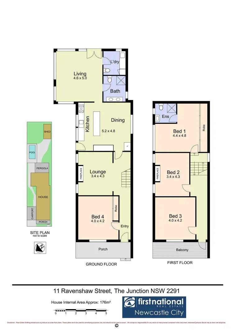 Floorplan of Homely house listing, 11 Ravenshaw Street, The Junction NSW 2291