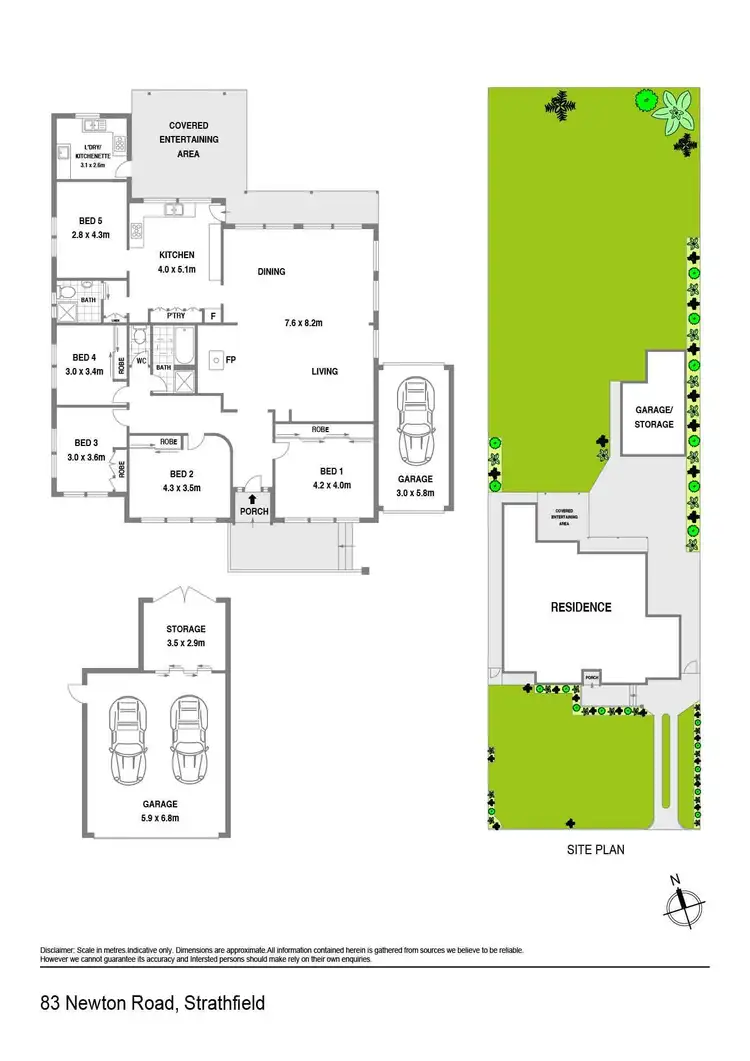 Floorplan of Homely house listing, 83 Newton Road, Strathfield NSW 2135