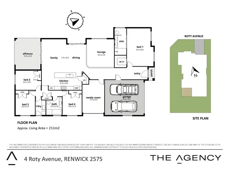 Floorplan of Homely house listing, 4 Roty Avenue, Renwick NSW 2575