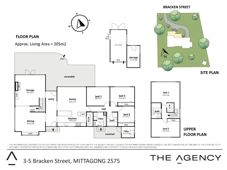 Floorplan of Homely house listing, 3-5 Bracken Street, Mittagong NSW 2575