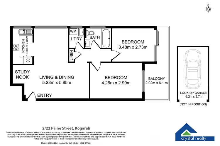 Floorplan of Homely apartment listing, 2/22 Paine Street, Kogarah NSW 2217