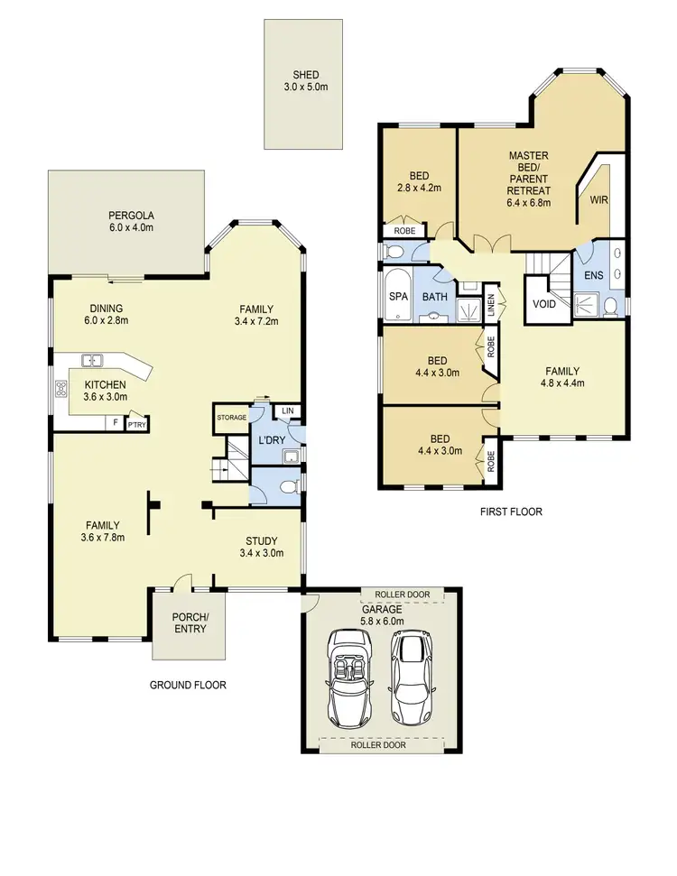 Floorplan of Homely house listing, 14 Bloomsbury Drive, Taylors Hill VIC 3037