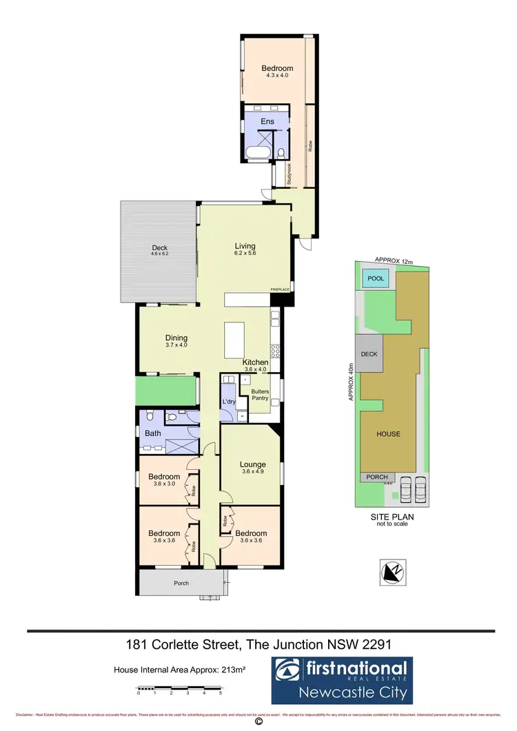 Floorplan of Homely house listing, 181 Corlette Street, The Junction NSW 2291