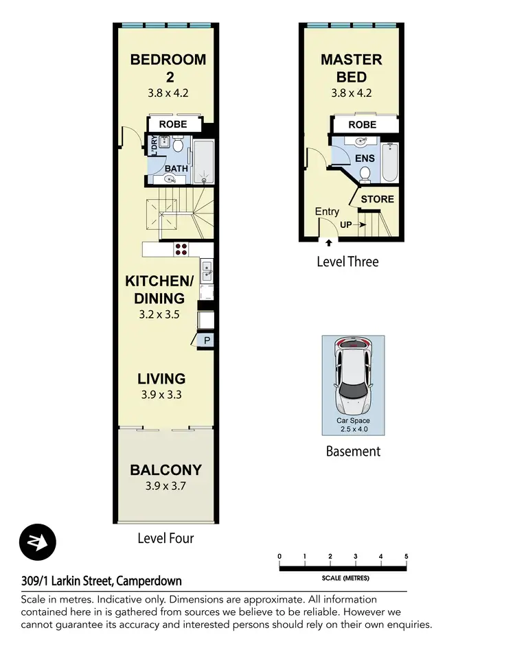 Floorplan of Homely apartment listing, 309/1-3 Larkin Street, Camperdown NSW 2050