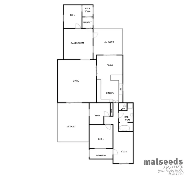 Floorplan of Homely house listing, 29 Compton Street, Port Macdonnell SA 5291