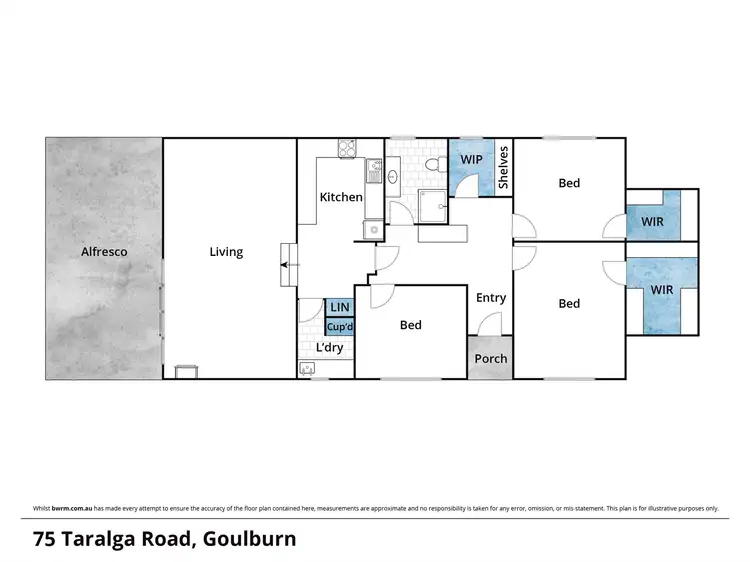 Floorplan of Homely house listing, 75 Taralga Road, Goulburn NSW 2580