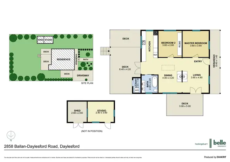 Floorplan of Homely house listing, 2858 Ballan-Daylesford Road, Daylesford VIC 3460