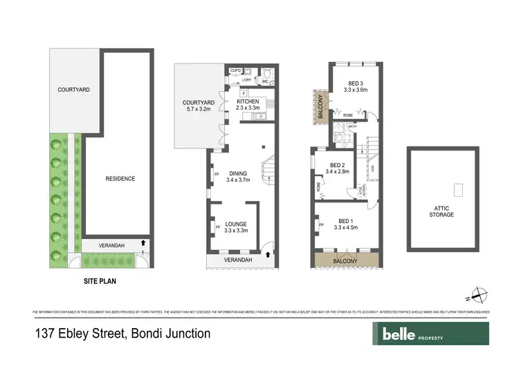 Floorplan of Homely house listing, 137 Ebley Street, Bondi Junction NSW 2022