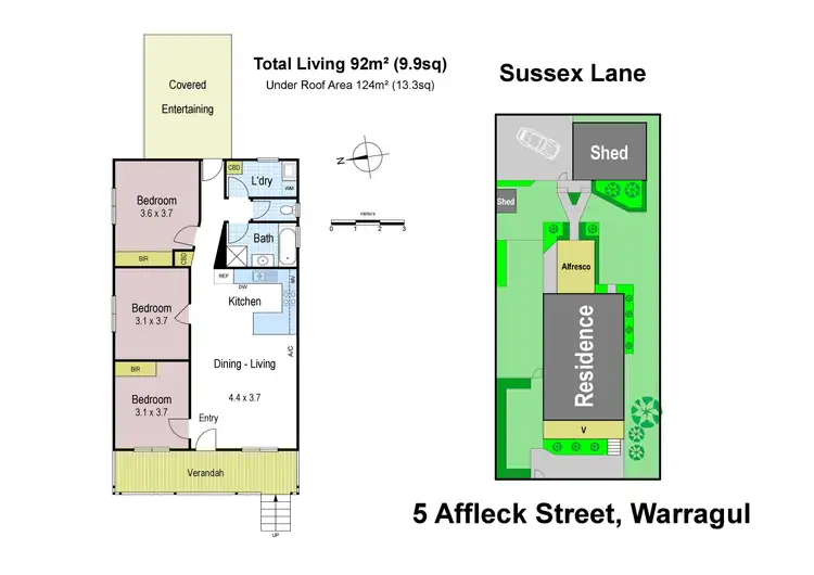 Floorplan of Homely house listing, 5 Affleck Street, Warragul VIC 3820