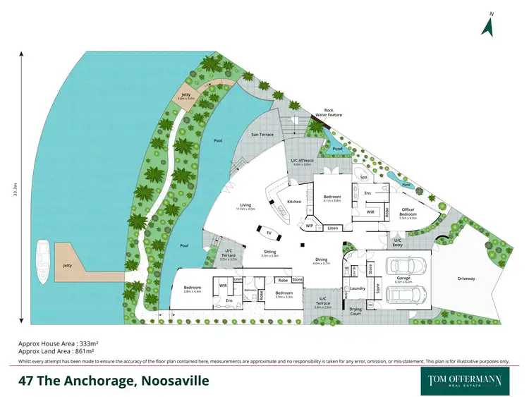 Floorplan of Homely house listing, 47 The Anchorage, Noosa Waters QLD 4566