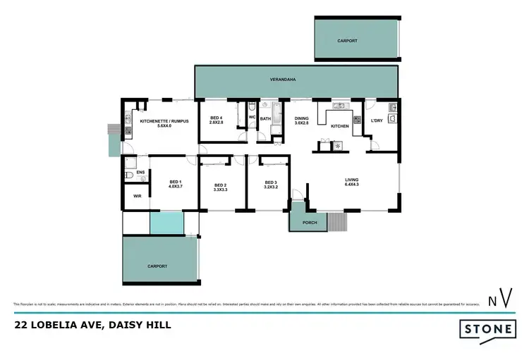 Floorplan of Homely house listing, 22 Lobelia Avenue, Daisy Hill QLD 4127