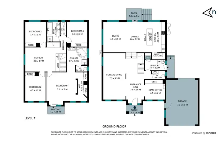 Floorplan of Homely house listing, 3 Narin Court, Epping VIC 3076