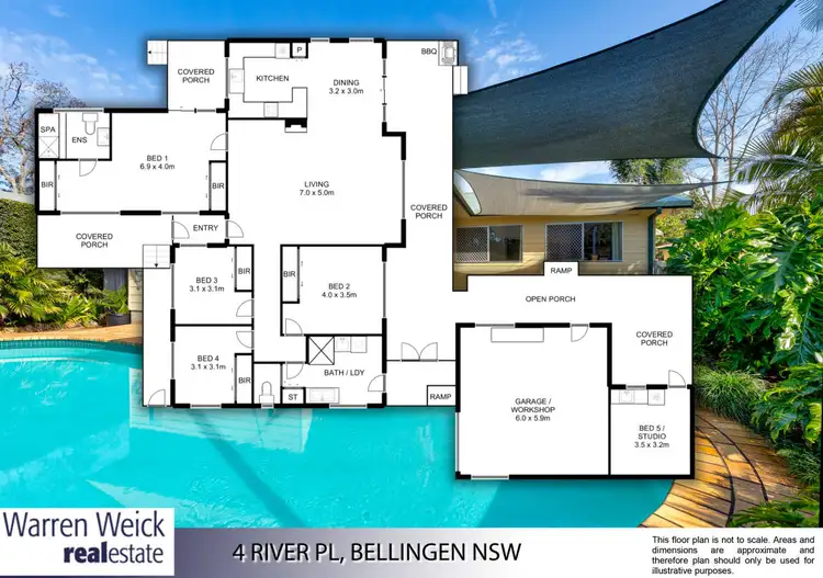 Floorplan of Homely house listing, 4 River Place, Bellingen NSW 2454