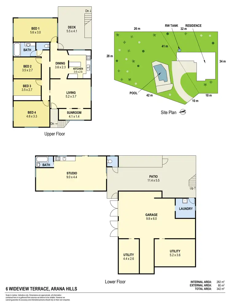 Floorplan of Homely house listing, 6 Wideview Terrace, Arana Hills QLD 4054